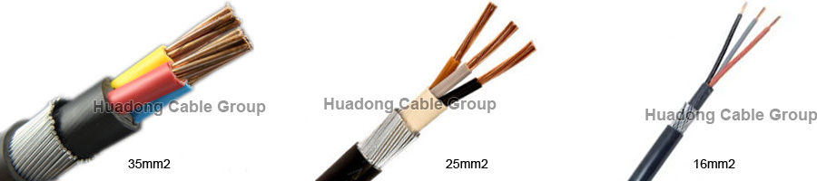 35mm 3 core swa cable