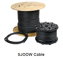 black oil resistance flexible joow extension cord