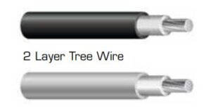 15kv AAAC ACSR condcutor cover 2 layer tree wire
