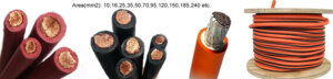 copper welding battery 50mm2 cable price for sales