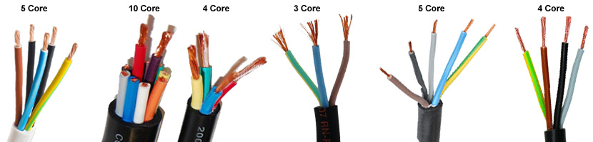 H07RN-F felxible copper rubber cable